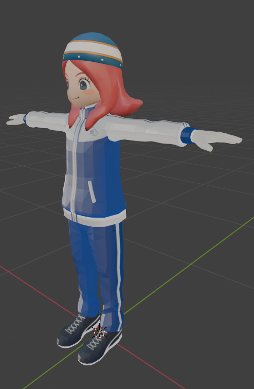 Tori wearing the South Cirrus' tracksuit (u117201). Used since v1.1.4. Tori wearing the South Cirrus' tracksuit (u117201). Used since v1.1.4.