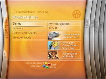 "Marketplace" Page (interestingly, this blade was not present in the 2005 release of Blades, instead releasing later in 2007)