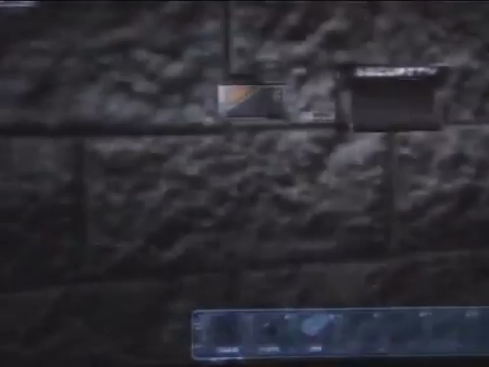 01:04 Only footage of the cut card reader in game. "SECURITY" wrote on the security console?