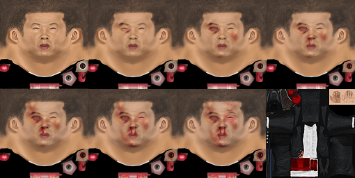 Textures for Victor's in-game avatar. Textures for Victor's in-game avatar.