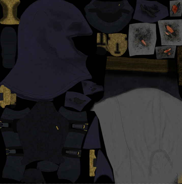Early V7 Head and Legs texture