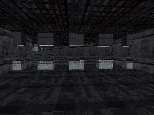 Turnstiles in front of the water room. Turnstiles in front of the water room.