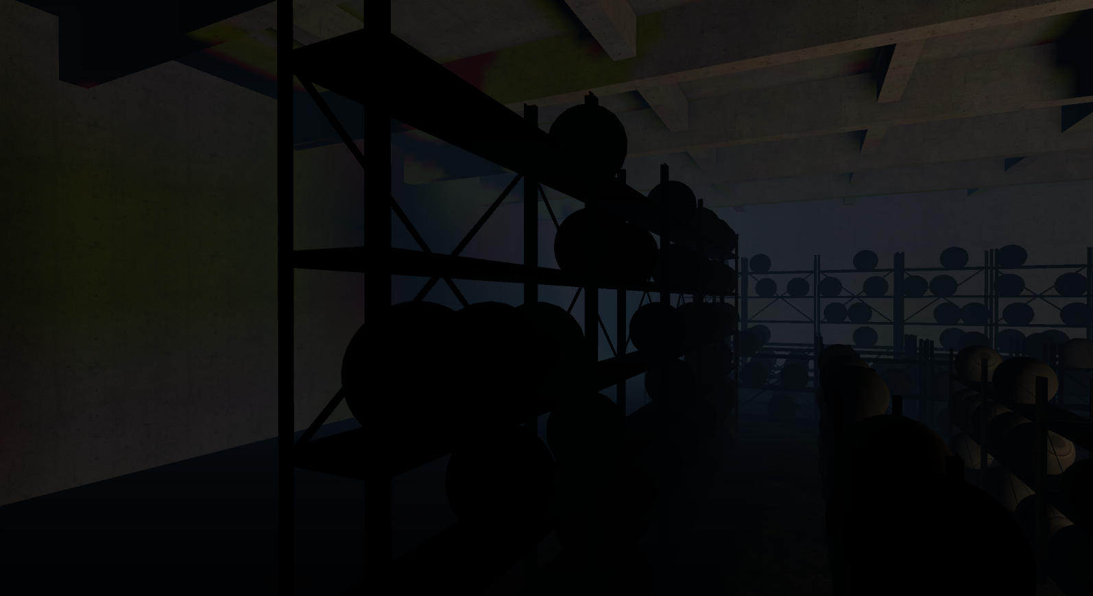 Example of the wonky camera angles (again). This one in the party room. Example of the wonky camera angles (again). This one in the party room.