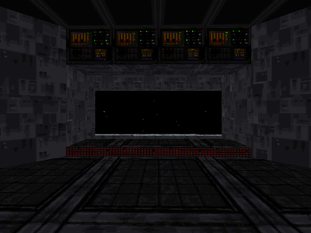 The center of the right room. The center of the right room.