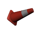 A red pylon icon from the TIR minigame.