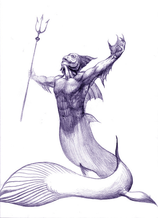 Water Elemental by George Almond