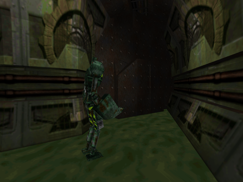 Secret damaged pipe entrance.