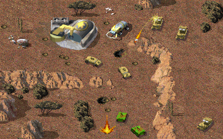 ⭐ Construction Yard with GDI logo, MLRS rocket with added trail, APCs with green jungle camo. ⭐ Construction Yard with GDI logo, MLRS rocket with added trail, APCs with green jungle camo.