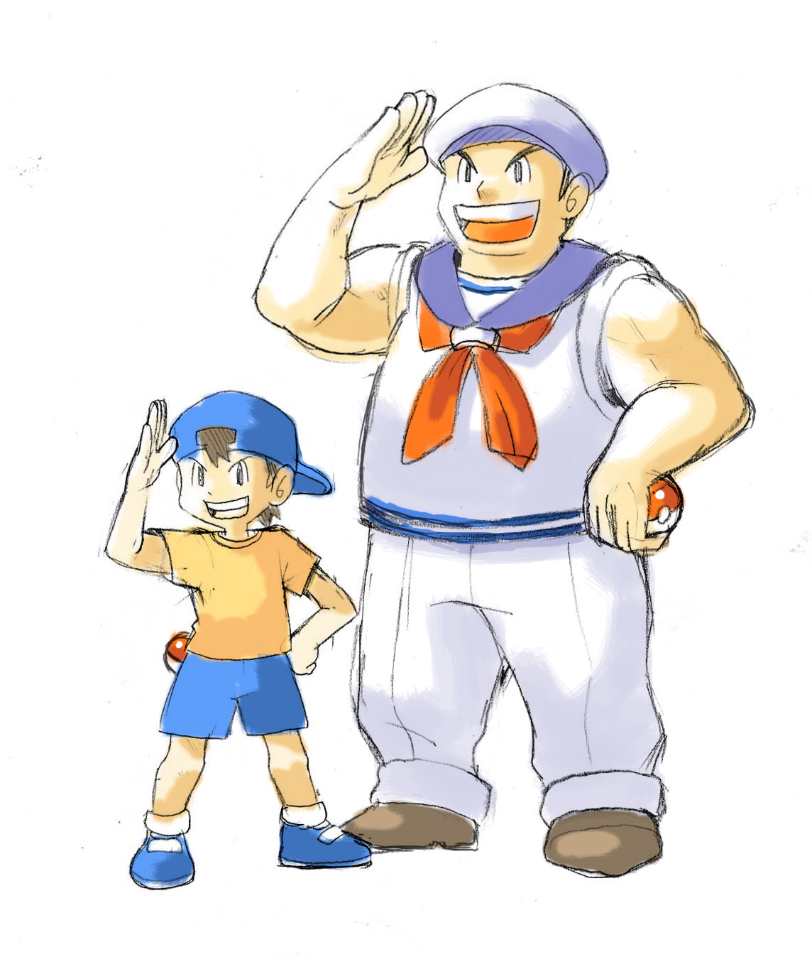 PokeEme_ConceptArt_タッグトレーナーラフ.png PokeEme_ConceptArt_タッグトレーナーラフ.png
