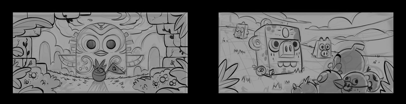 Sketeches for an Easter Island themed level. Sketeches for an Easter Island themed level.