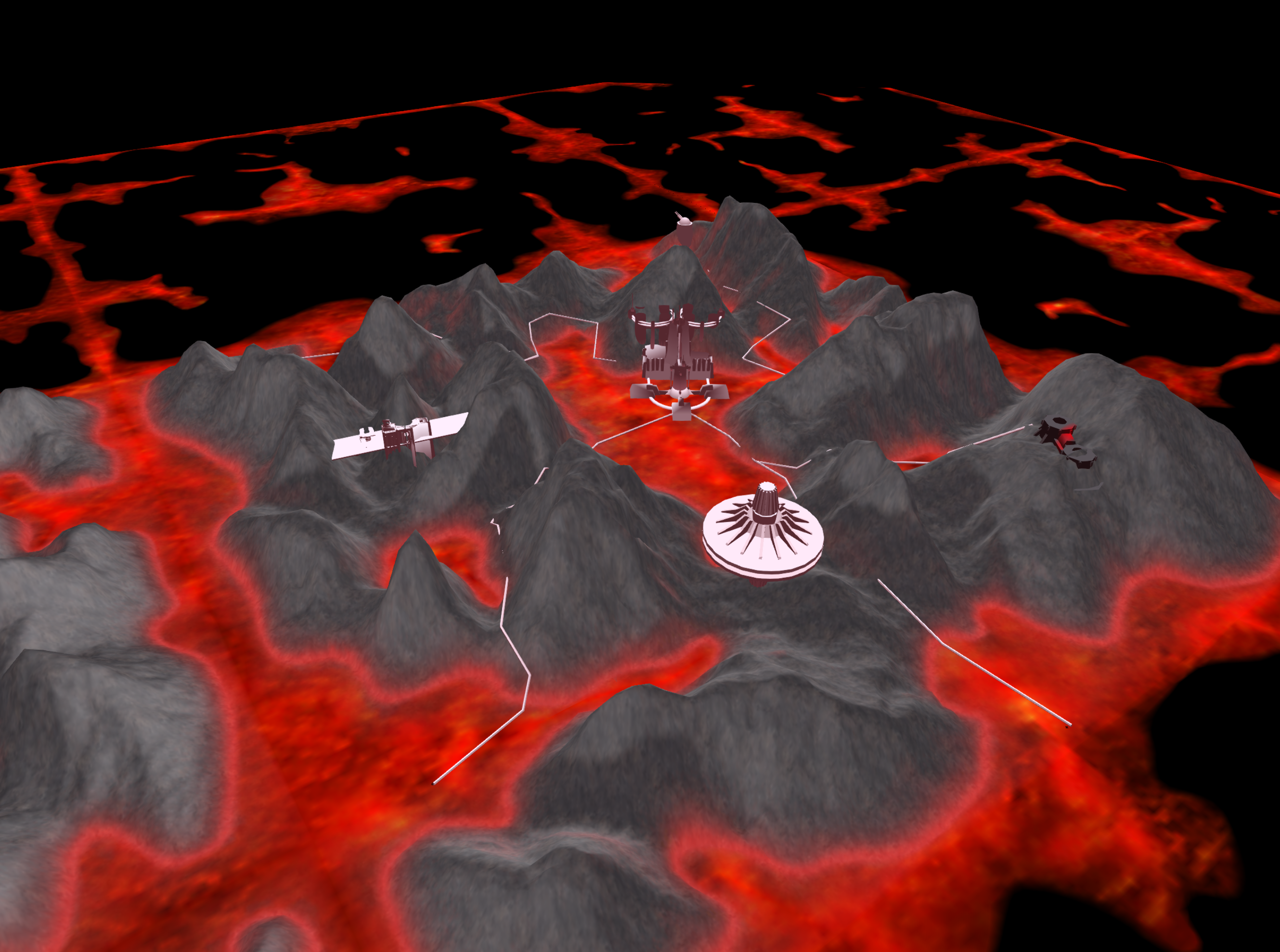 The entire map, fog removed and draw distance increased for viewing purposes The entire map, fog removed and draw distance increased for viewing purposes