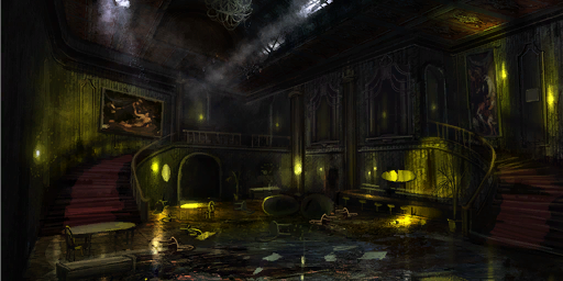Concept art for Kino der Toten's Speed Cola room.