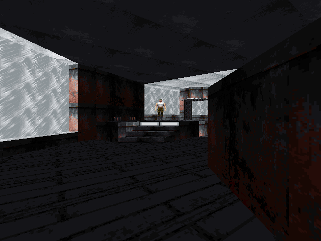 The elevator room. The elevator room.