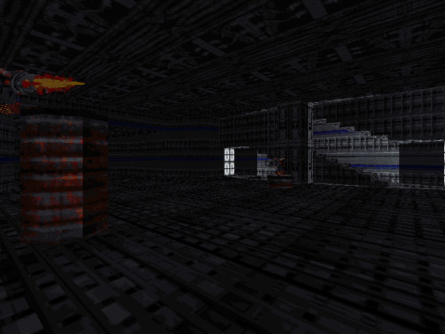 Entering the left room. Entering the left room.