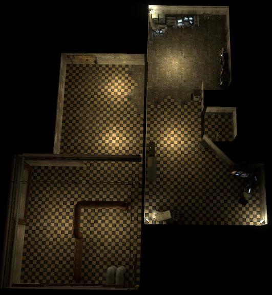 Overview of the layout with 'noclip'. Overview of the layout with 'noclip'.