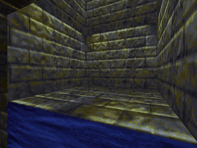Small waterfall/storm drain leading to the street.