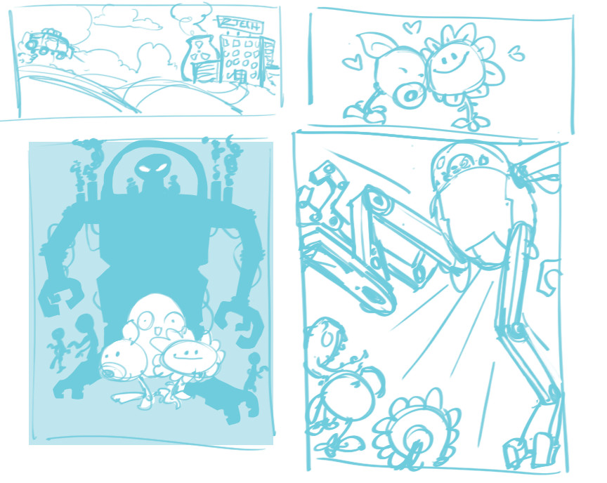 Concept art for posters. Concept art for posters.