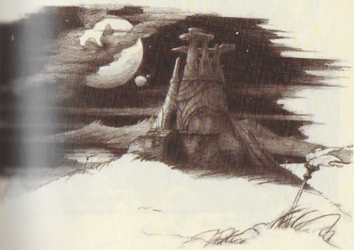 Concept art of the Tower of Light. Concept art of the Tower of Light.