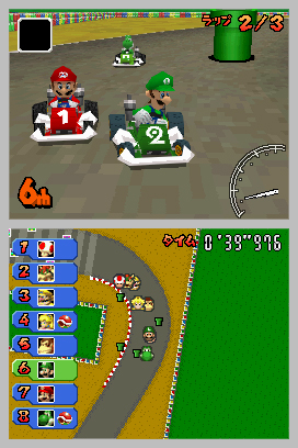 Karts with early character emblems. Karts with early character emblems.