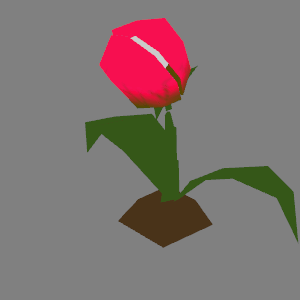 Model: JUN_PLANT The plant has a dirt mound at its base, which the retail version lacks. Model: JUN_PLANT The plant has a dirt mound at its base, which the retail version lacks.