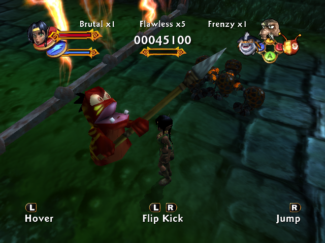 A Flump brandishing their trusty spear. A Flump brandishing their trusty spear.