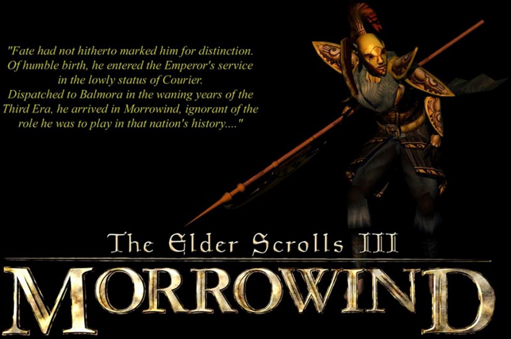 One of the earliest promotional pictures made for Morrowind. Notably features an Ordinator with a spear not found in the final release, as well as early Indoril armor which is similar to the armor in the Vivec mock-up screenshot. One of the earliest promotional pictures made for Morrowind. Notably features an Ordinator with a spear not found in the final release, as well as early Indoril armor which is similar to the armor in the Vivec mock-up screenshot.