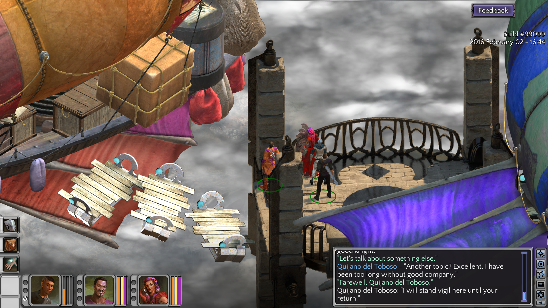 Sagus Cliffs - Caravanserai - airship