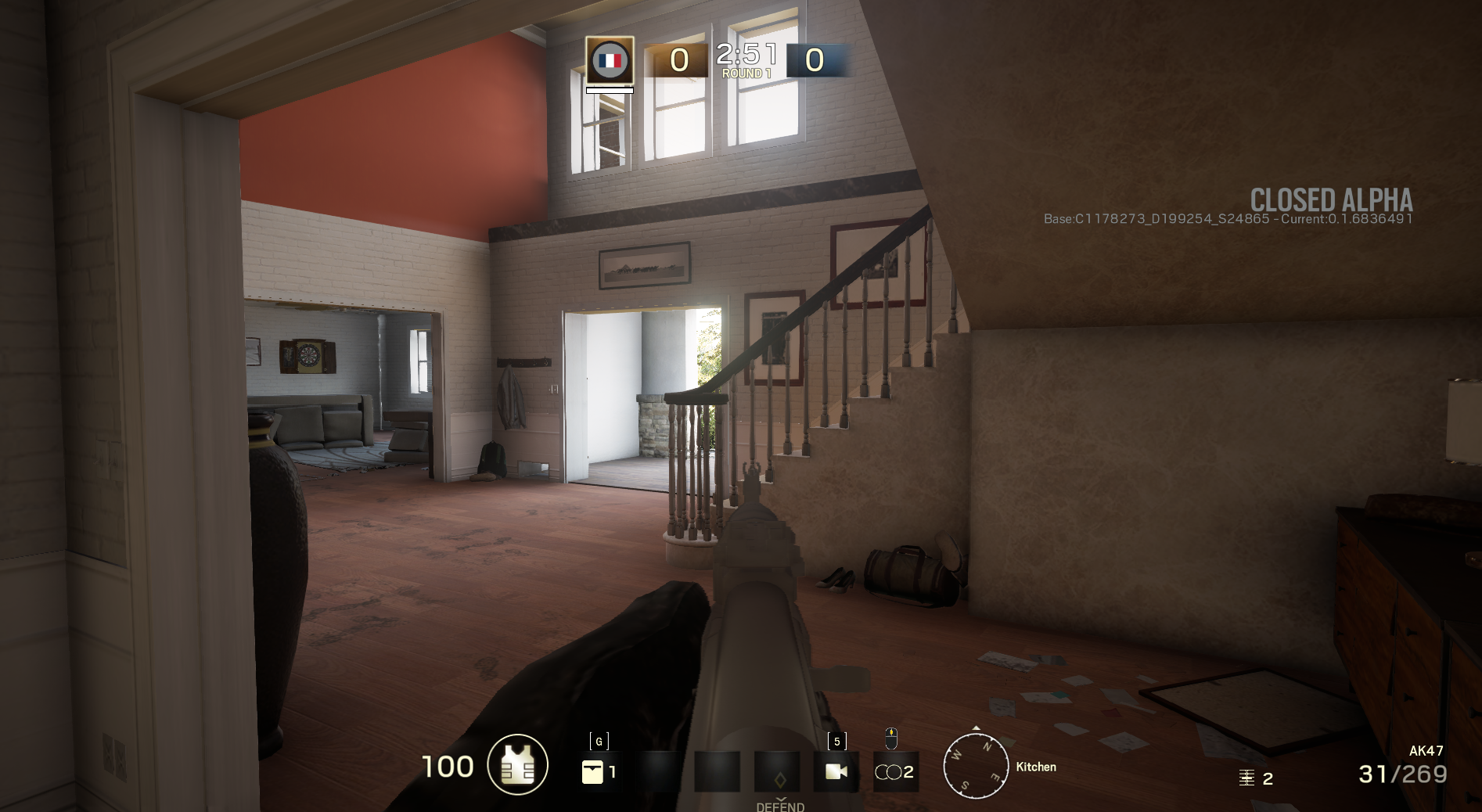 AK-47 during ADS.