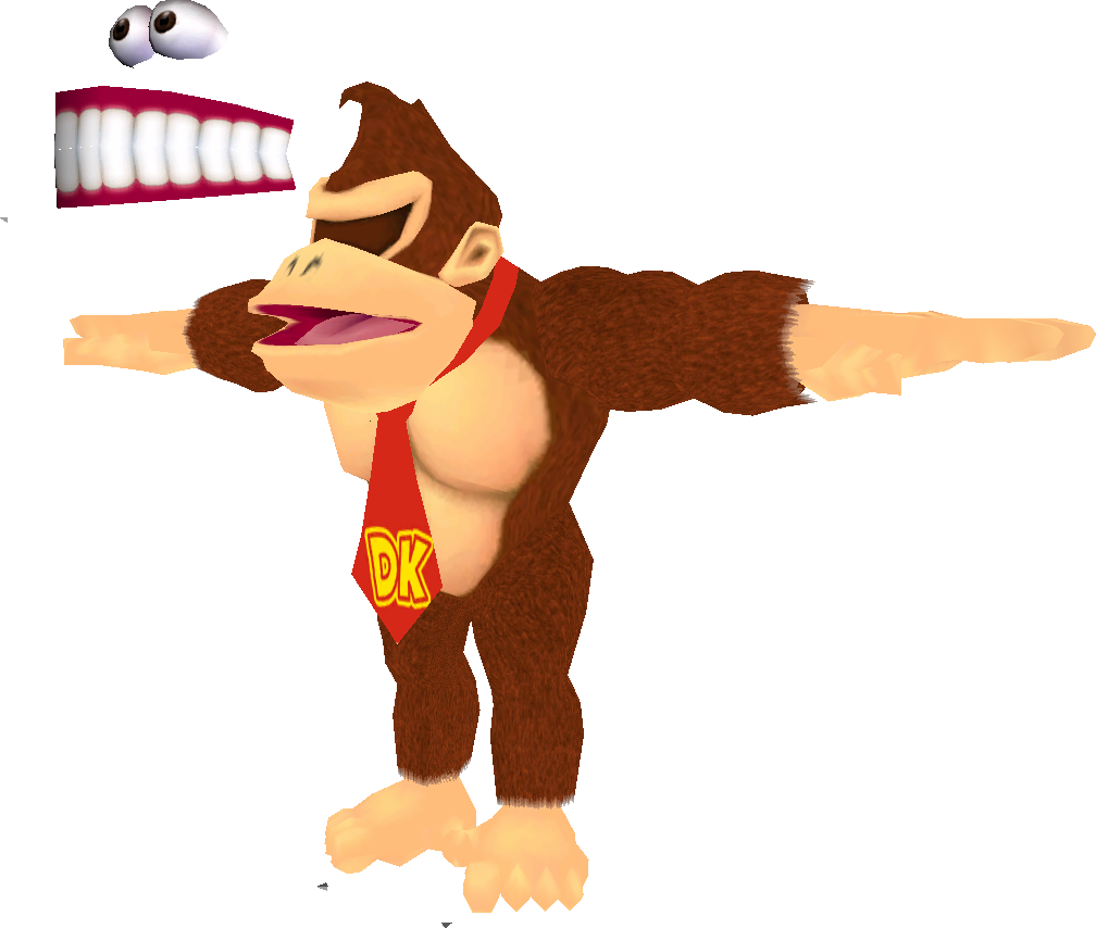 Note: the model has the meshes for the eyes and teeth separated from his head. In-game, it should appear normally. Note: the model has the meshes for the eyes and teeth separated from his head. In-game, it should appear normally.