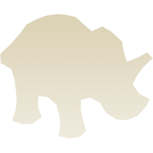 Triceratops silhouette (No render was found) Triceratops silhouette (No render was found)