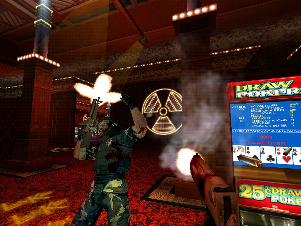 Prerelease screenshot from November 1999 showing the Pistol.