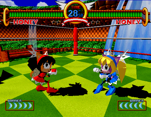 Honey in gameplay. Note the bugged eye and unique Player 2 palette. Honey in gameplay. Note the bugged eye and unique Player 2 palette.