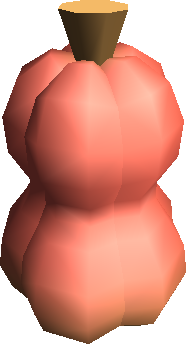 A bottle-shaped pumpkin. A bottle-shaped pumpkin.