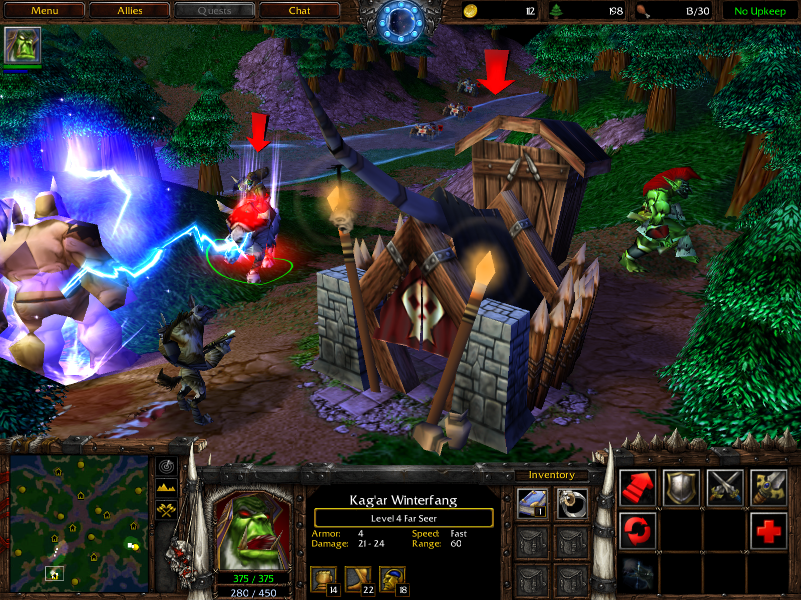 The game now closely resembles the final product with some subtle differences like the arrangement of the stat bar and trees models. The game now closely resembles the final product with some subtle differences like the arrangement of the stat bar and trees models.