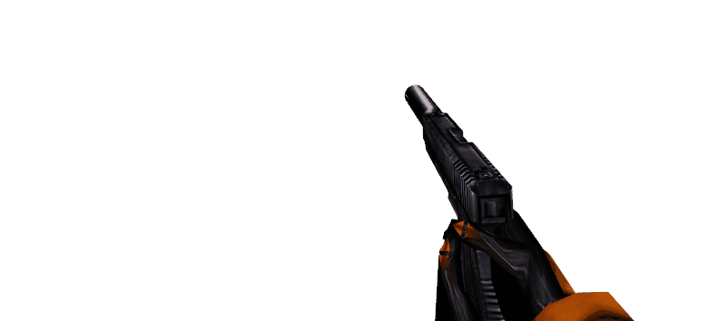 Cut animation of a suppressor being attached to the Pistol (click to animate). Cut animation of a suppressor being attached to the Pistol (click to animate).