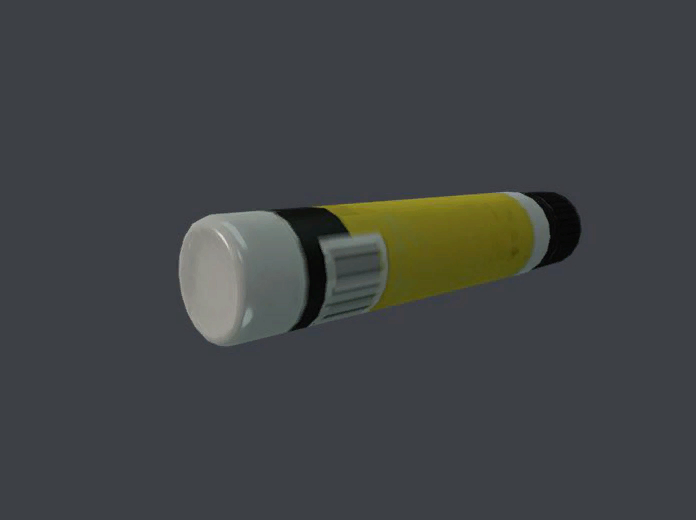 A single tube of Rat Poison. This is used when 47 poisons food, but it's not visible in your inventory in this form.