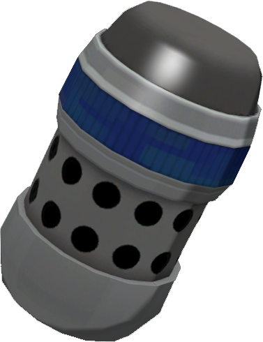 Gas Grenade - BLU. Gas Grenade - BLU.
