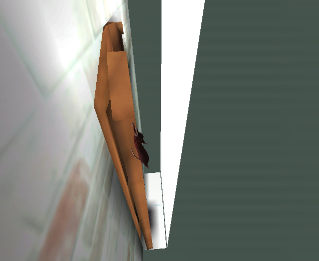 Although it's hard to see, the opened closet door leading out of Underground Fun is always present, even when the pipe hasn't been cleared yet and the door appears shut. It turns out that there are two separate doors, and the closed one simply disappears once the pipe is cleared.