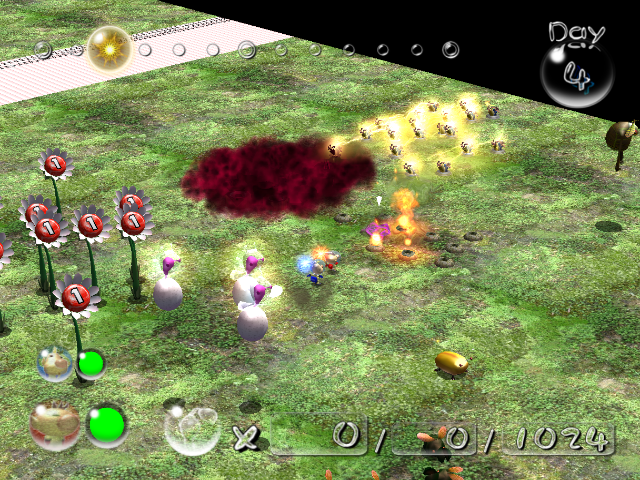 All environmental hazards can be found here. The Watery Blowhogs are used in place of water traps.