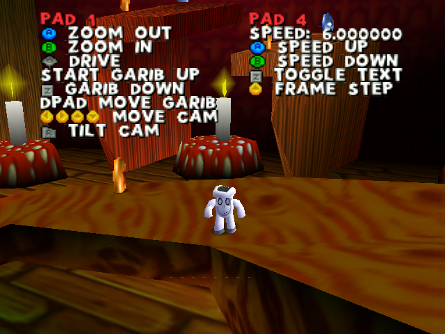 Debug freecam controls.