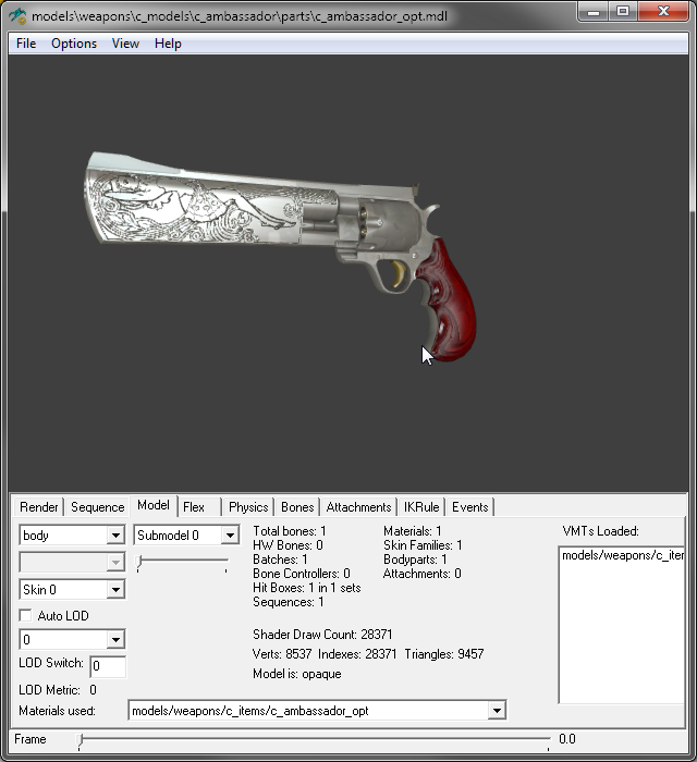 c_ambassador_opt.mdl - Poly count details. c_ambassador_opt.mdl - Poly count details.