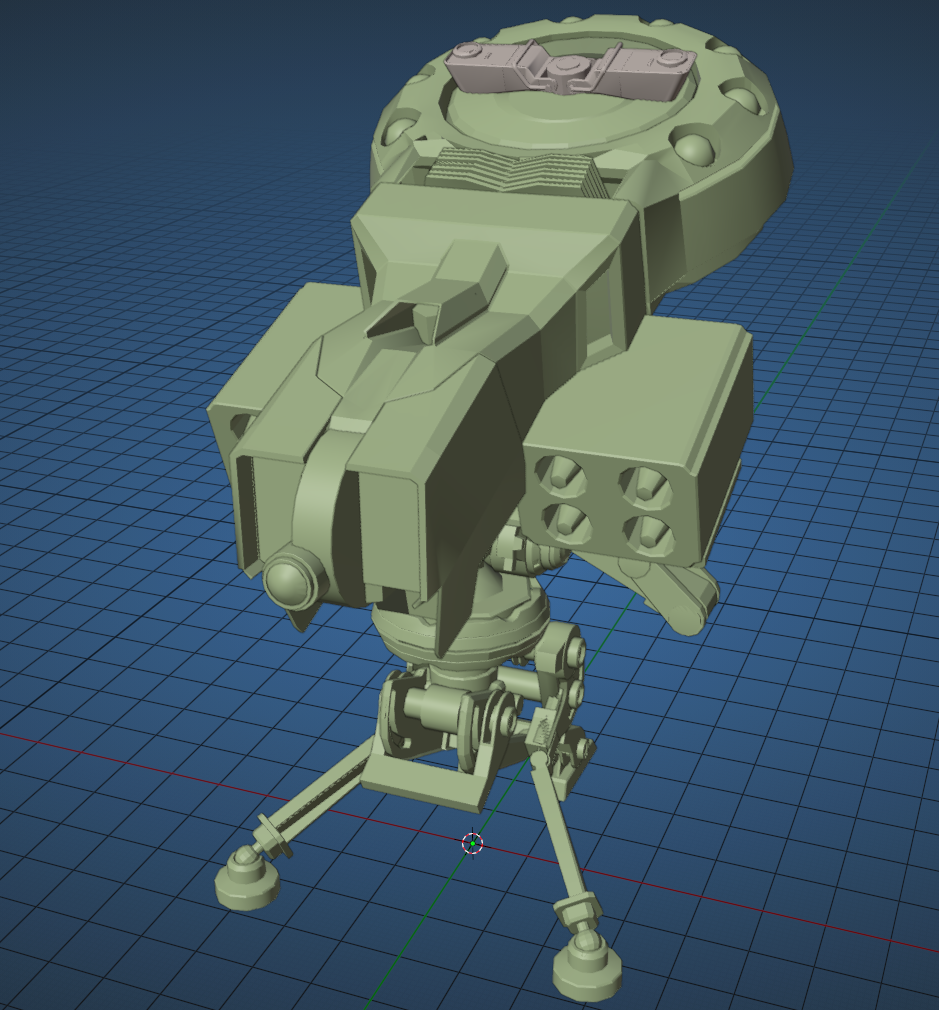 Newer leaked render of the Mecha Level 4 Sentry boss model.