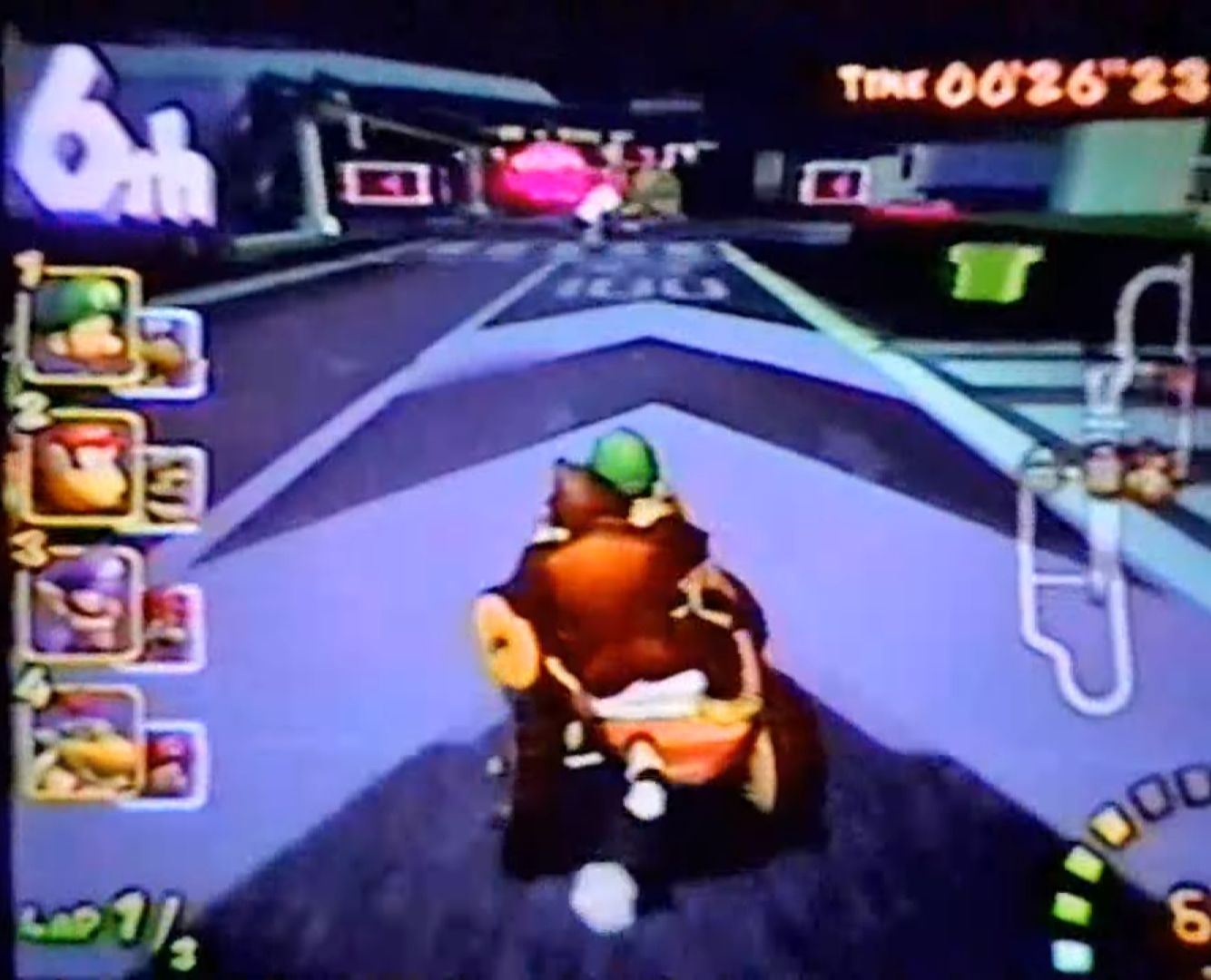 Another prerelease image of Mushroom City. Sourced from YouTube (1:54). Another prerelease image of Mushroom City. Sourced from YouTube (1:54).