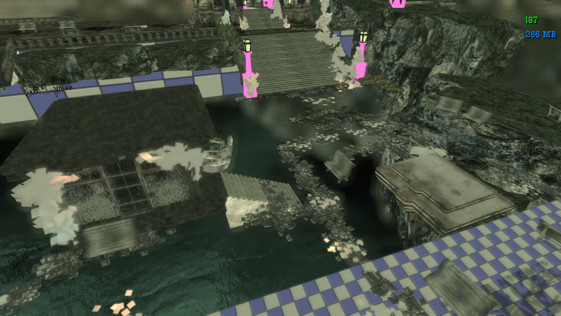 Arkham East Missing Geometry Arkham East Missing Geometry