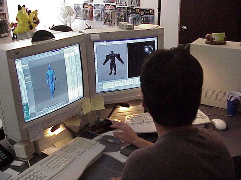 Character modelling and animation.