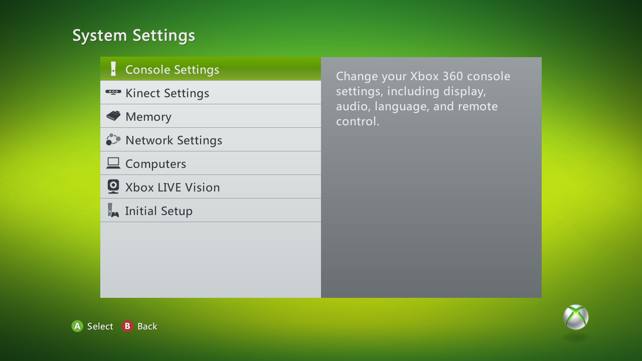 System Settings System Settings