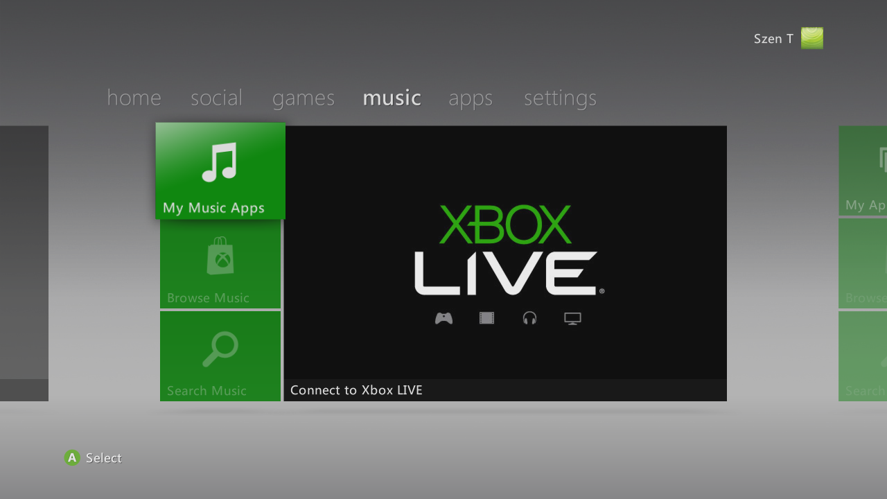 Dashboard (Music Tab) Dashboard (Music Tab)