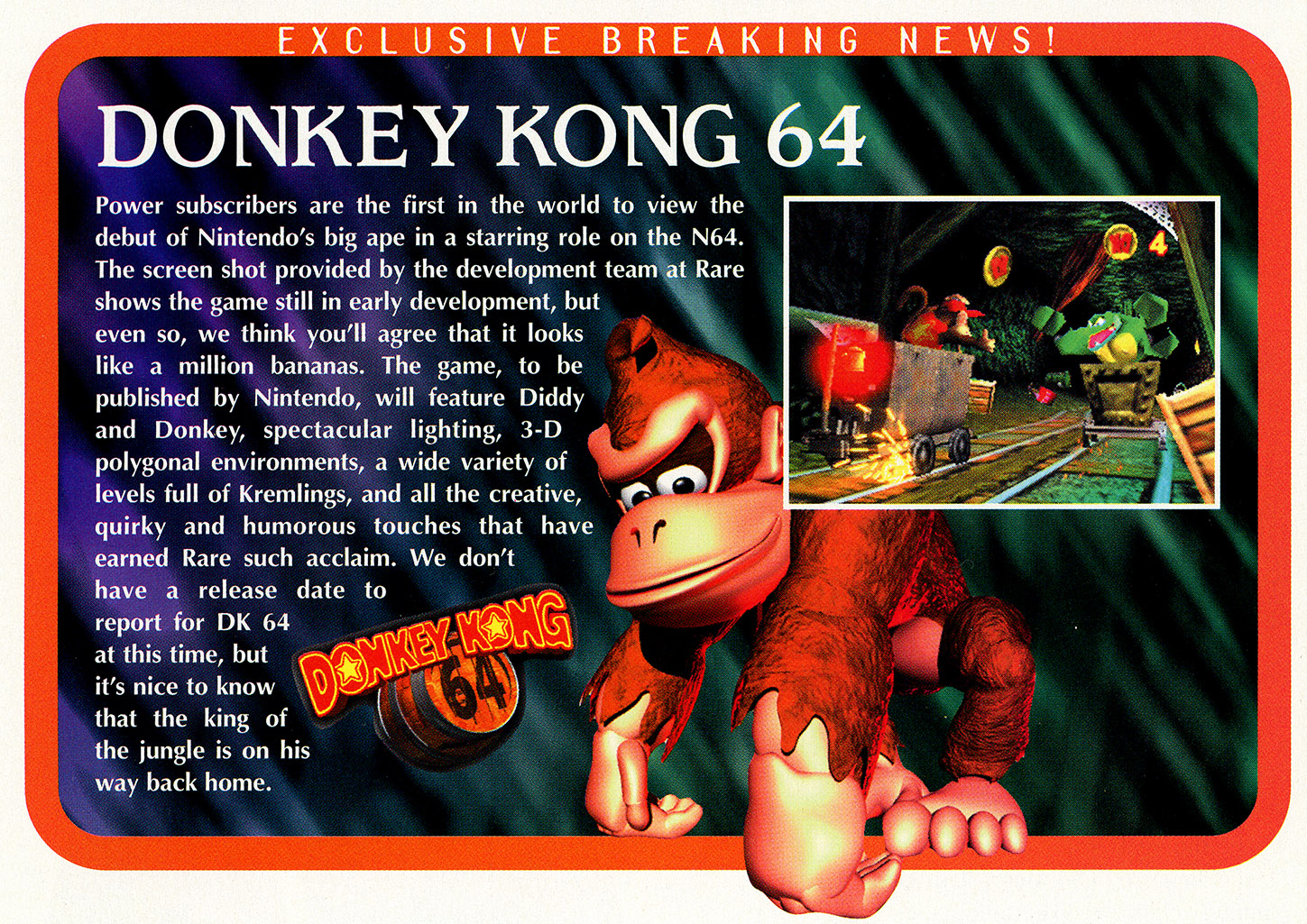 The Nintendo Power exclusive.
