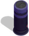 A cylindrical one. A cylindrical one.