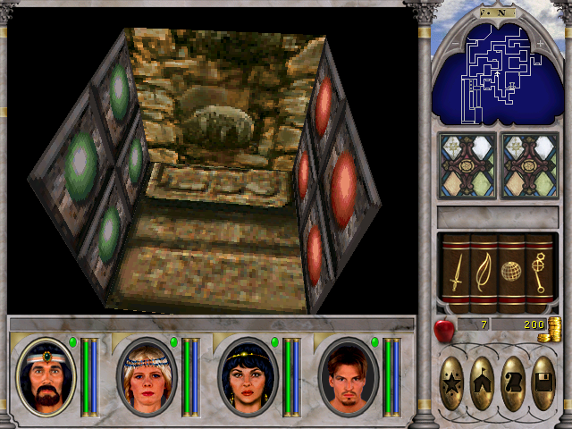 Small cube made of stone and two walls are made of buttons in Shadow Guild. No events assigned. Small cube made of stone and two walls are made of buttons in Shadow Guild. No events assigned.